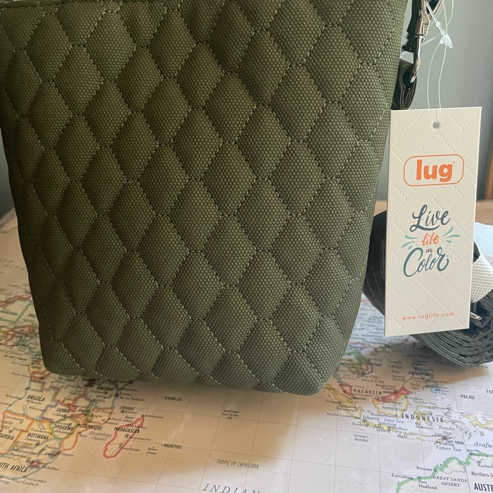 Lug Tip Toe VL (Vegan Leather) is Quilted Crossbody Bag NWT